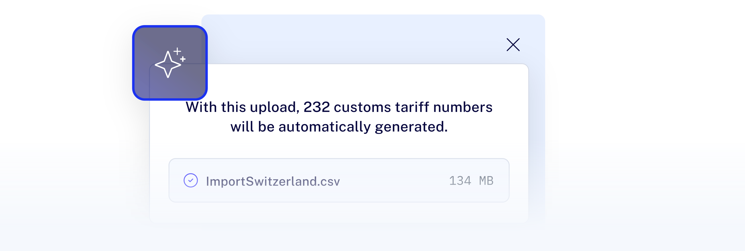 From Incomplete Raw Data
to Complete Customs Declarations