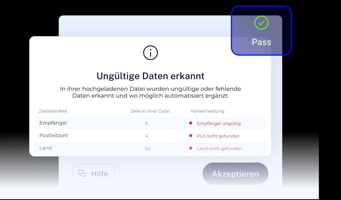 Automatisierte Datenprüfung
und -anreicherung