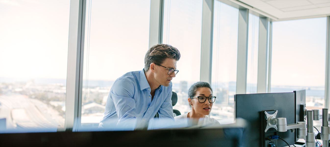 Industrial warehouse with goods prepared for international export