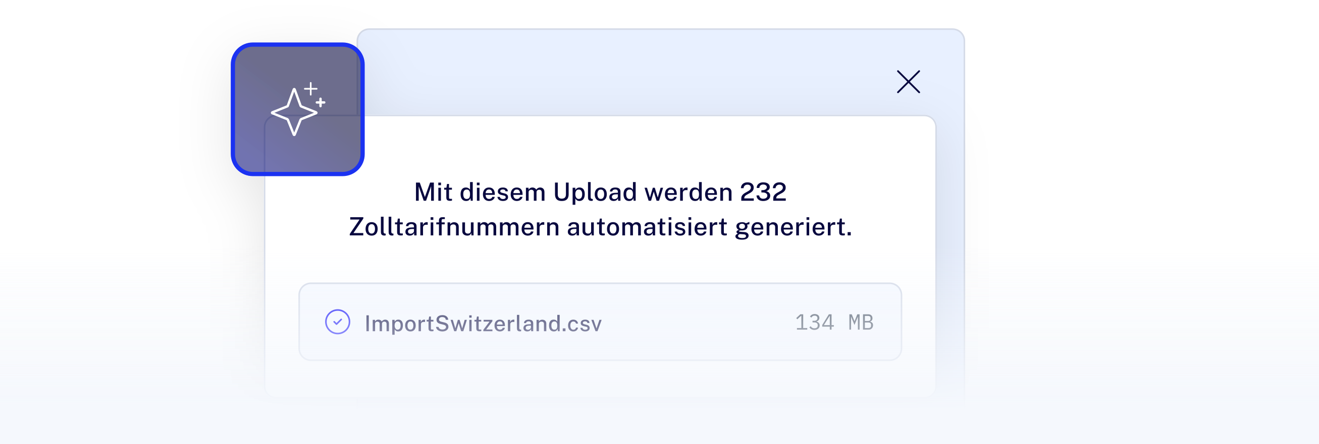 From Incomplete Raw Data
to Complete Customs Declarations