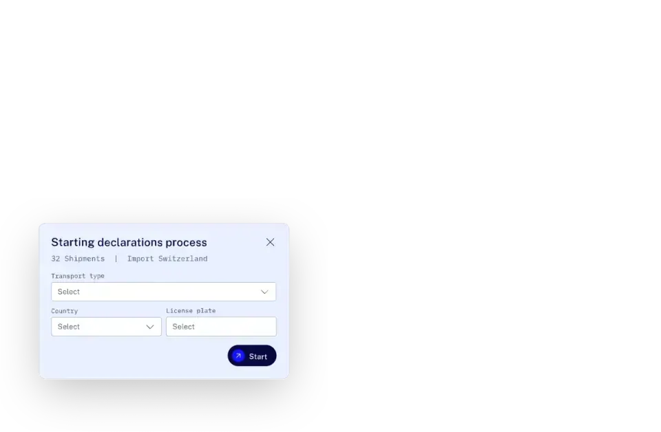 Upload dialog in Declarium